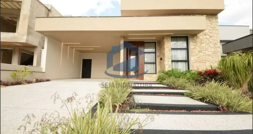 Casa em condomínio fechado com 3 quartos à venda na Avenida Fábio Ferraz Bicudo, Jardim Residencial Dona Lucilla, Indaiatuba