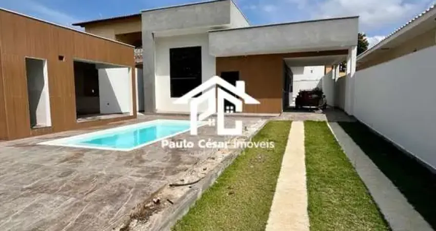 Casa à venda em araruama-rj, vila capri: 3 quartos, 2 suítes, 2 salas, 1 banheiro, 1 vaga de garagem, 140m² de área.