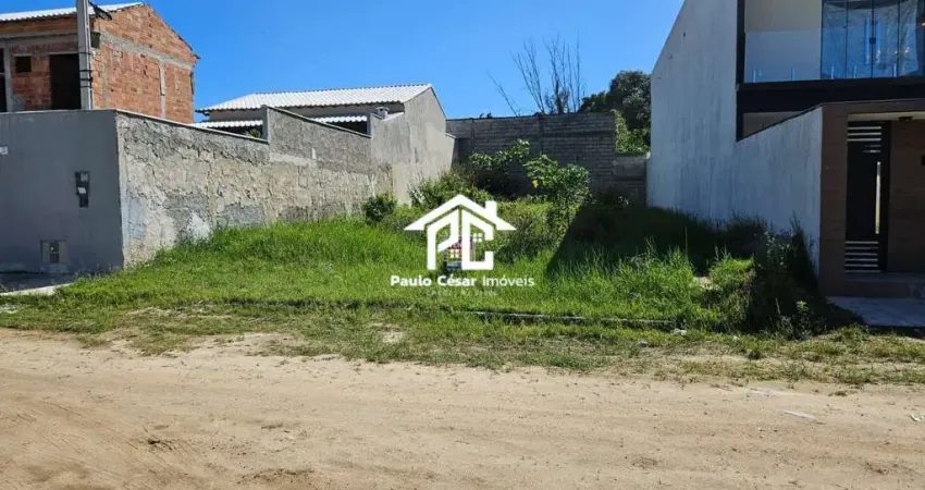 Terreno em loteamento novo as margens da esdras de são vicente. total de 275,81m².