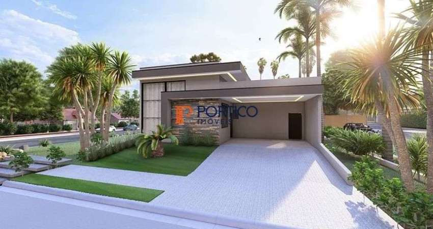 Casa nova em condomínio com 3 suítes em Paulínia