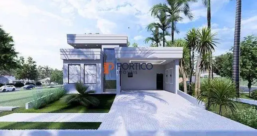 Casa Térrea com 3 Suítes e Piscina - Santorini (Paulínia)