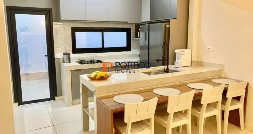 Casa Térrea - 3 Dormitórios com Suíte - Santa Cecília - Paulínia