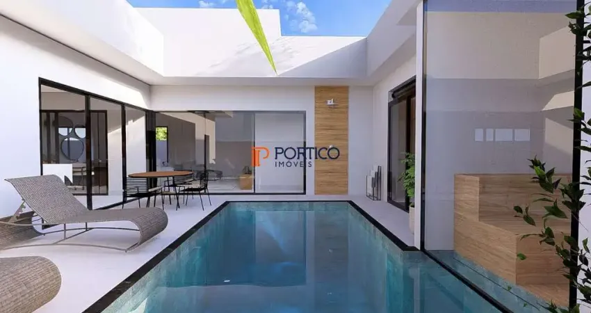Casa Térrea 4 Suítes + Sauna e Piscina - Villa Lobos- Paulínia