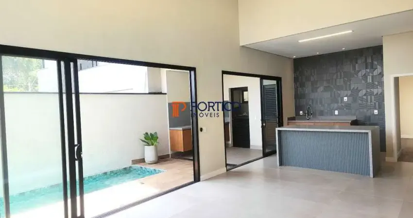 Casa à venda com 3 suítes, piscina no cond. terras da estância em paulínia/sp