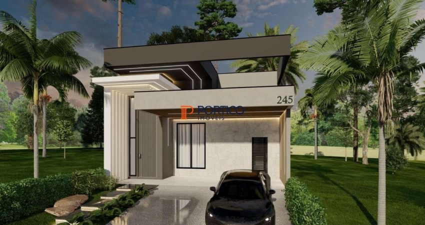Casa nova com 3 suítes e piscina no Terras da Estância Paulínia