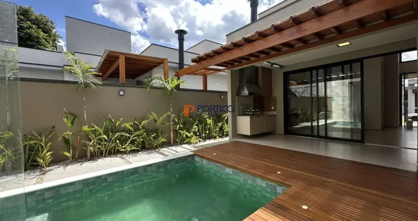 Casa com 4 dormitórios piscina em condomínio Paulínia!