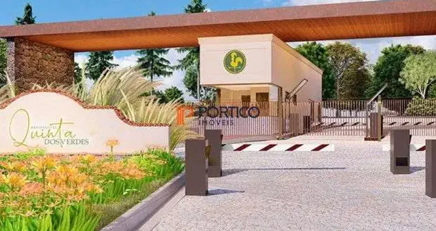 Terreno à venda de 305m² no Quinta dos Verdes - Paulínia