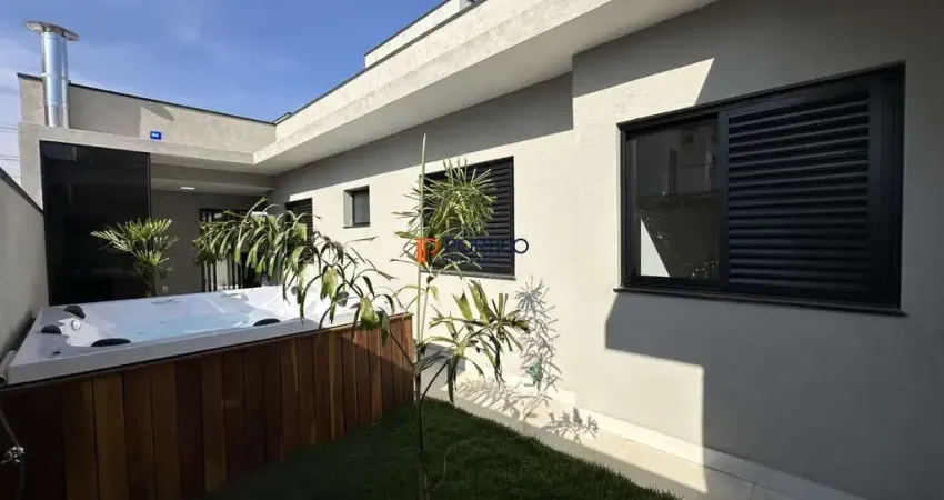 Casa térrea com 3 suítes e nova à venda no terras da estância em paulínia!