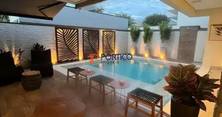 Sobrado 3 suítes piscina à venda no condomínio Reserva Real em Paulínia