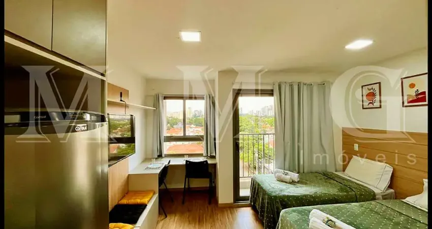 Apartamento com um quarto à venda, 25 m² por r$ 424.000,00. rua otávio tarquínio de sousa.