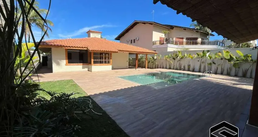 CASA TÉRREA NOVA ESTILO TRANCOSO, NO CONDOMÍNIO JARDIM ACAPULCO II