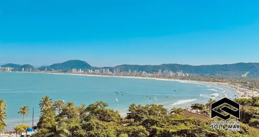 Lindo apto. c/ vista para o mar, totalmente mobiliado, na praia da enseada!