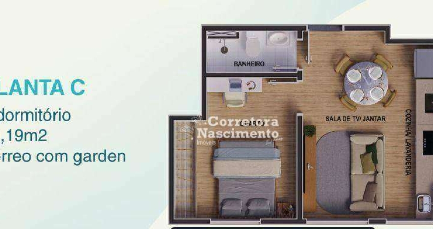 Apartamento com 1 dormitório à venda, 31 m² por R$ 248.000,00 - Terras de Santa Helena - Jacareí/SP