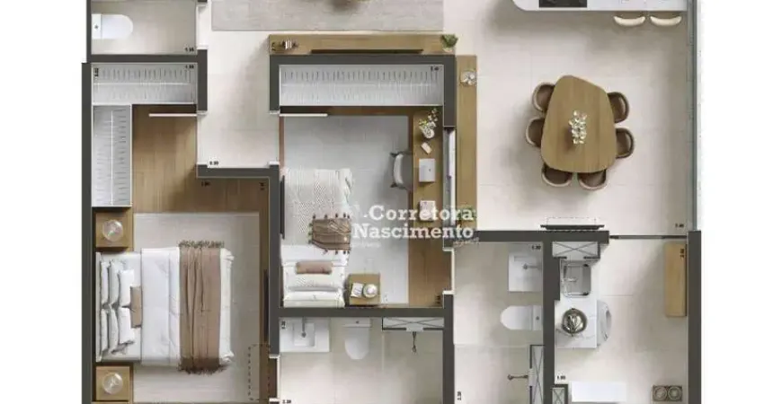 Apartamento com 2 dormitórios à venda, 71 m² por R$ 750.000,00 - Vila Adyana - São José dos Campos/SP