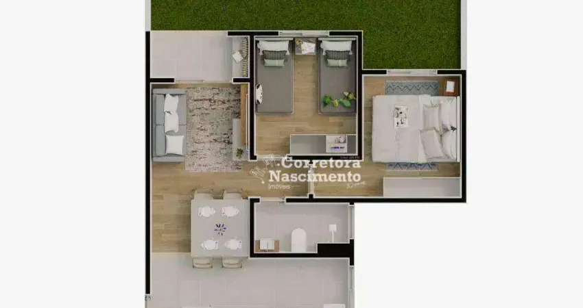 Apartamento com 2 dormitórios à venda, 47 m² por R$ 253.300,00 - Jardim Mesquita - Jacareí/SP