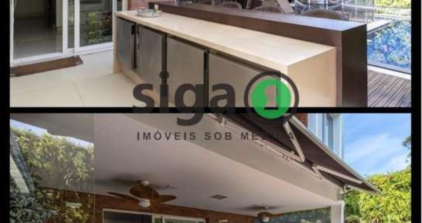 Casa em Condomínio de alto padrão no  Brooklin Paulista com 4 suites Semi mobiliado