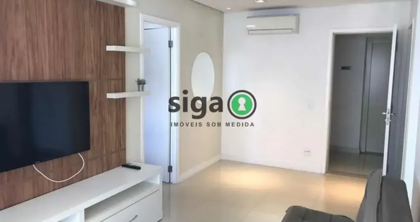 APARTAMENTO MOBILIADO COM 1 DORMITORIO PARA LOCAÇÃO NO BROOKLIN