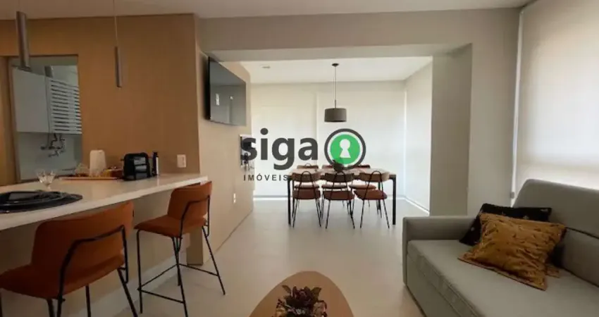 Apartamento mobiliado para venda com 2 dorms, sendo 1 suite, 1 vg com vista eterna para o jd europa