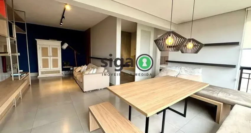 Apartamento á venda no morumbi com 2 suítes, 2 vagas e mobiliado! andar alto!