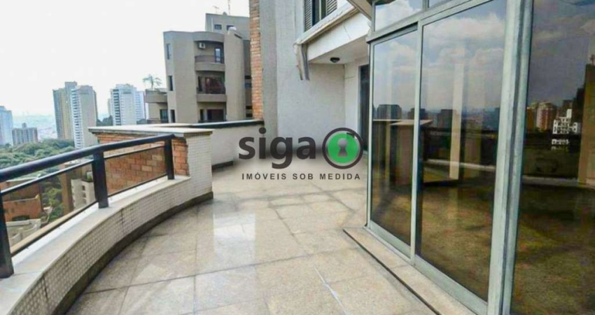 Cobertura a venda 416m², 5 dormitórios, sendo 4 suítes, 6 vagas, Vila Suzana.