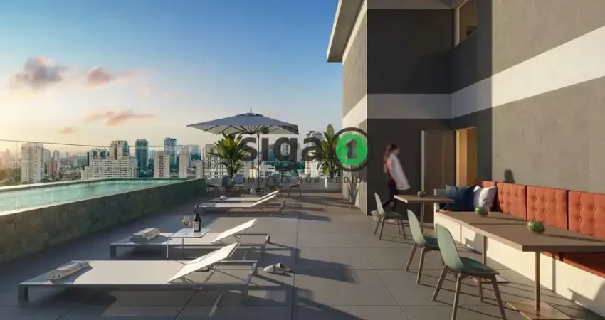 Apartamento com 1 quarto à venda na Rua das Margaridas, 308, Brooklin, São Paulo