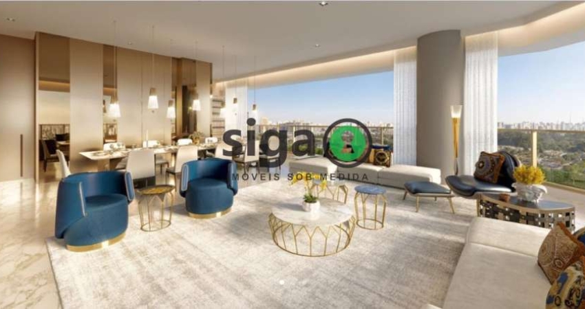 Apartamento a venda em Moema com 3 quartos / 3 suítes