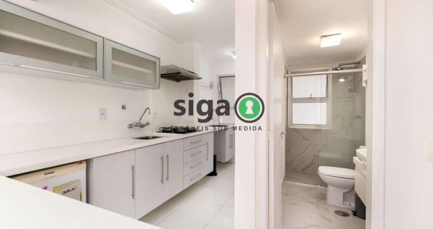 Apartamento com 1 quarto, 1 banheiro e 1 vaga, com 45m²