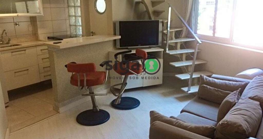 Apartamento duplex 1 quarto,  1 vaga de garagem á venda e Locação Vila Nova Conceição