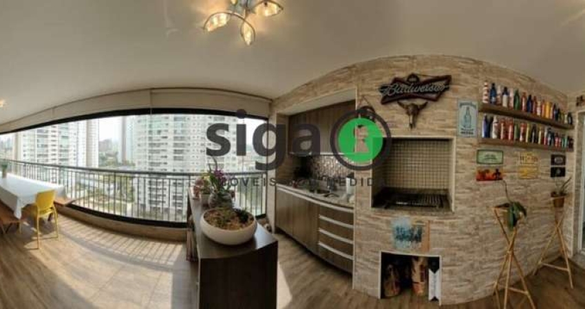 Apartamento à venda com 192m², 3 suítes e 3 vagas ? Varanda Gourmet ? Edifício Florae Aclimação