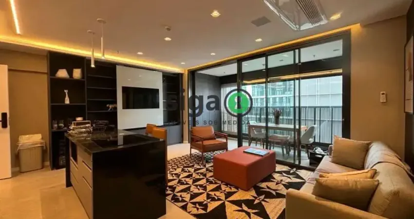 Apartamento 1 Quarto com 1 suíte, 2 vaga de garagem,  77m²  para locação Itaim Bibi