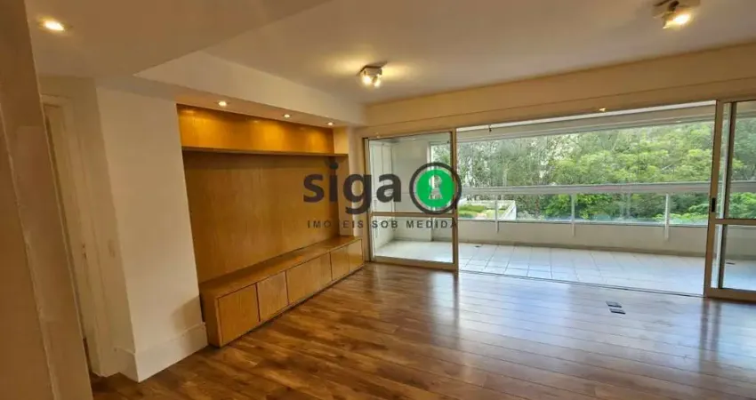 Apartamento 138m² para locação e venda com 3 suíte, 2 vagas localizado na vila andrade/sp