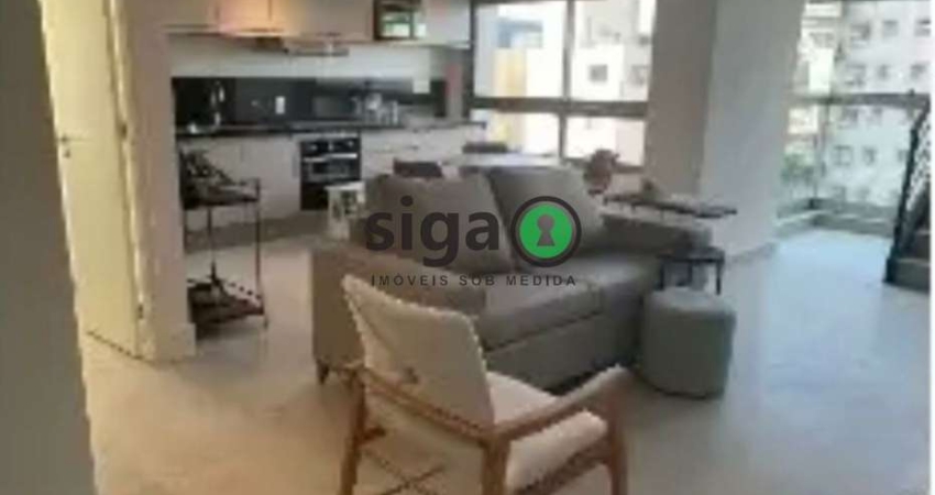Apto Duplex com 85m², no Jardim Paulista, com 1 suite, lavabo, 2 vagas, Mobiliado para Locação