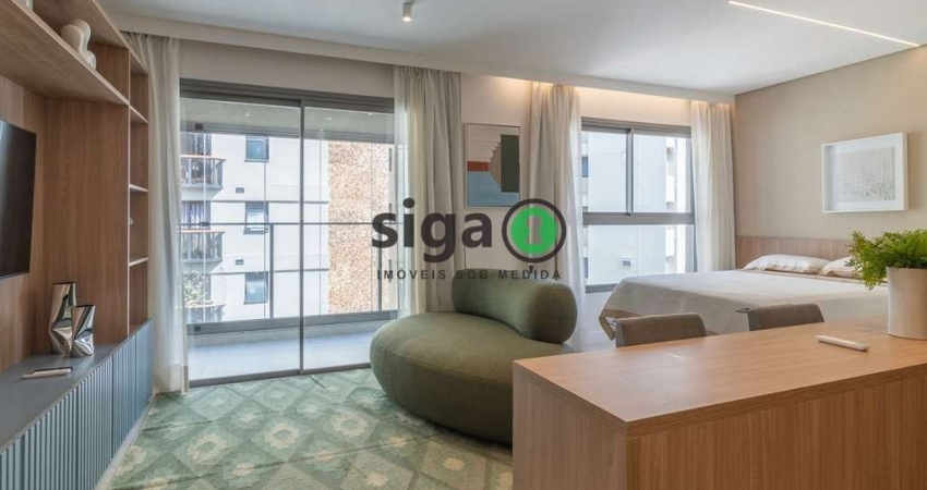 Apartamento 38m² mobiliado para locação localizado no Jardins/SP