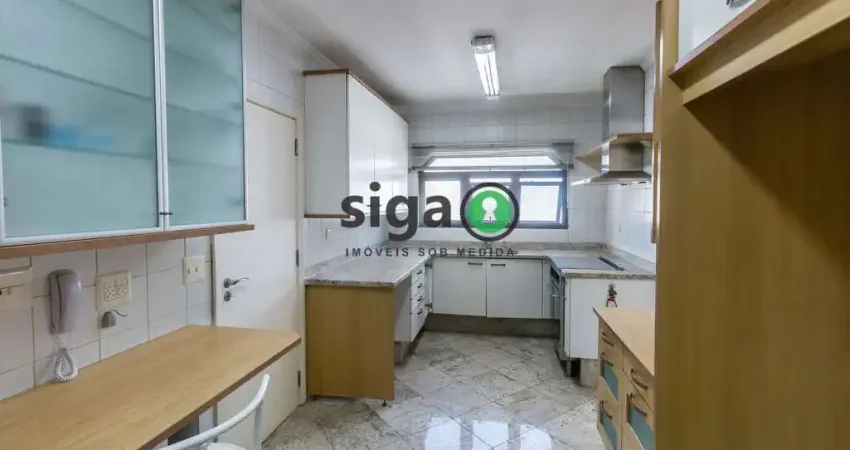 Apto para Locação no Itaim, com 240m², 3 suites, 3 vagas Sem Mobilia