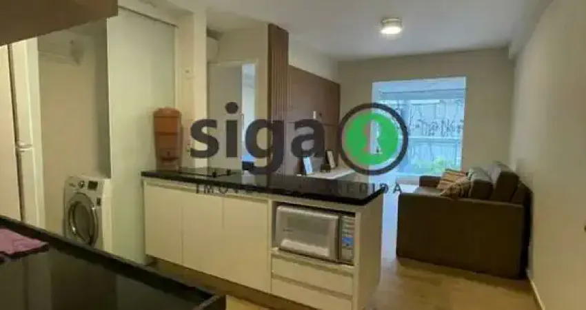 Studio  a venda, mobiliado com  45,51m² com 1 quarto, 1 vaga em pinheiros