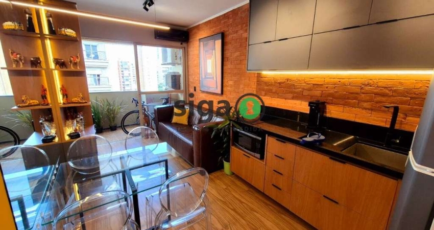 APARTAMENTO STUDIO MOBILIADO E DECORADO PARA VENDA NA RUA TUIM MOEMA PASSAROS