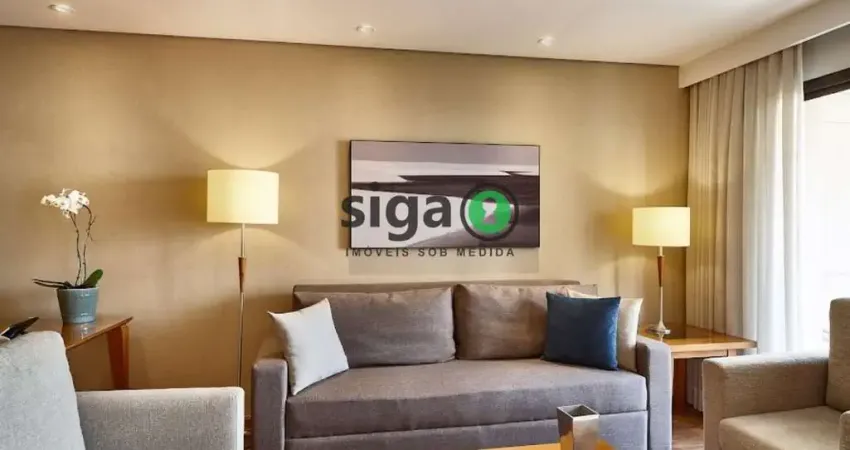 Apartamento de alto padrão com 62m² , para Locação com 1 suite, 1 vaga, MOBILIADO no Jardim Paulista
