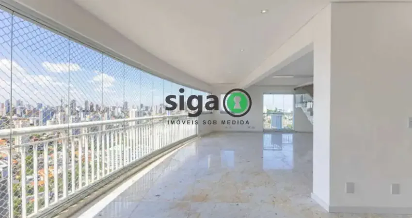 Cobertura Duplex á Venda 290 m², 4 Suítes, 4 Vagas - Vila Romana