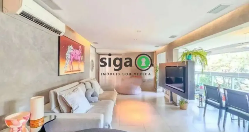 Apartamento á Venda no Brooklin - 124m², 3 Suítes, 4 Vagas!!