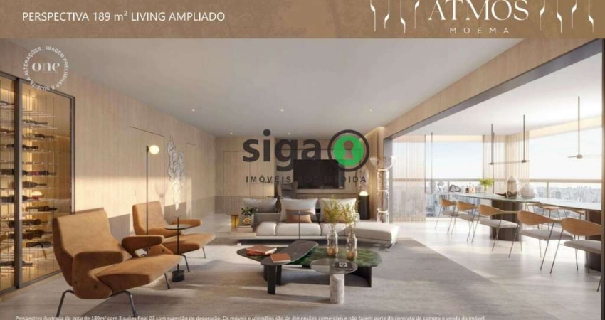 Apartamento para venda em Moema 04 suítes, São Paulo - SP