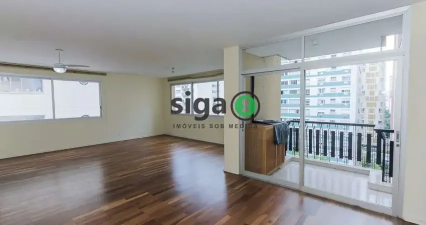 Apto para locação com 160m², 3 quartos sendo 1 suite, 2 vagas no Itaim, Sem Mobilia