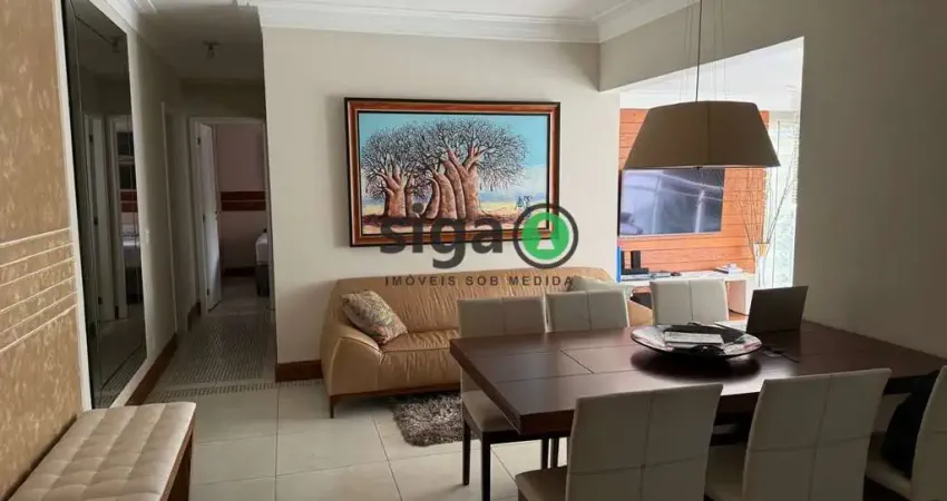 Apartamento no Brooklin para locação - 82 m²,  2 quartos, 1 Vaga