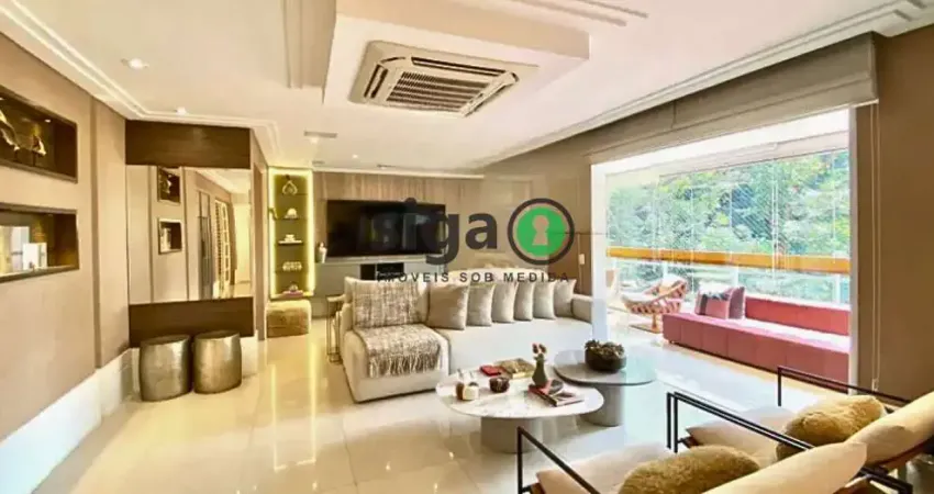Apartamento à venda, com 163m2, 3 suítes, 4 vagas de garagem, na Vila Andrade