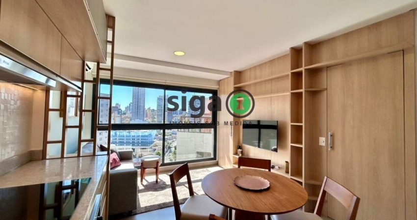 Apto para  LOCAÇÂO na Vila Madalena, com 38m², 1 vaga, MOBILIADO