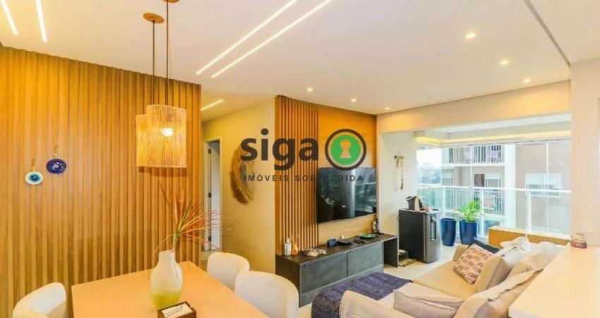 APARTAMENTO Á VENDA NA CHACARA SANTO ANTONIO COM 2 QUARTOS, 65M² Á VENDA POR 890 MIL