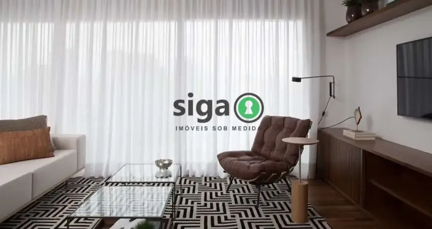 Apartamento para locação na vila olimpia com 90m² mobiliado!