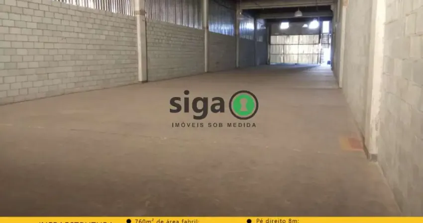 Galpão de 1.100 m² no  Parque São Domingues Para alugar