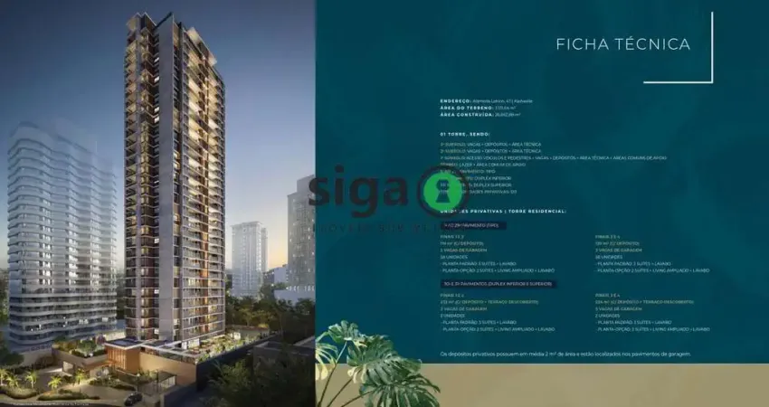 Apartamento com 3 quartos à venda na Alameda Leblon, 47, Dezoito do Forte Empresarial/Alphaville., Barueri