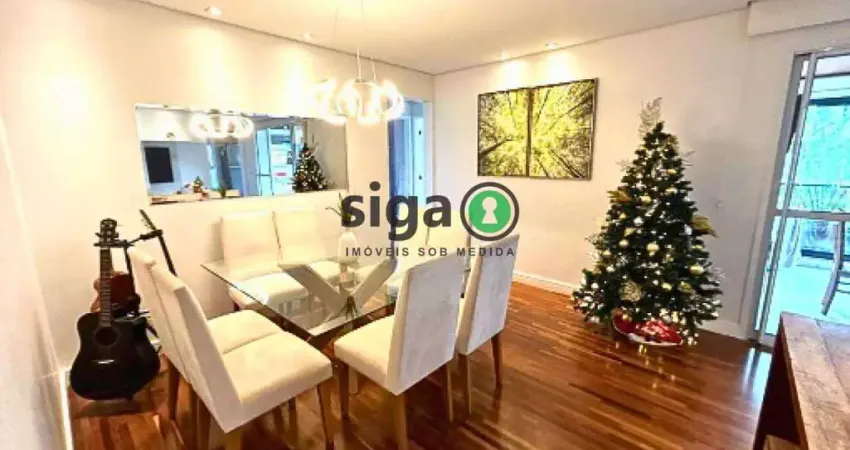 Apartamento à venda com 105m², 3 quartos e 2 vagas na Chacara Santo Antonio