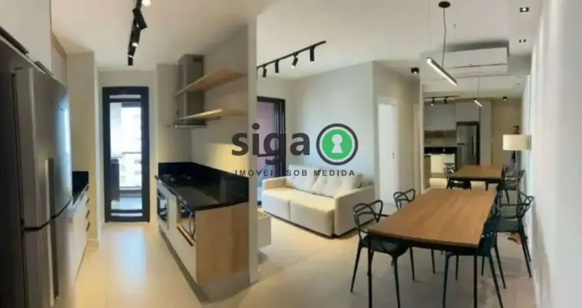 Apto para Locação com 72m², 2 quartos, sendo 1 suite, Mobiliado em Pinheiros